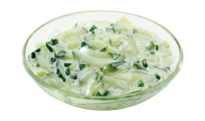 Bild von Rahm-Gurkensalat